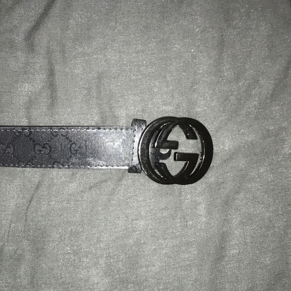 Black Gucci belt - Picture 1 of 3